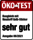 Ökotest - Gelb-Sticker